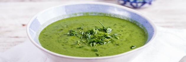 Pea and Spinach Soup