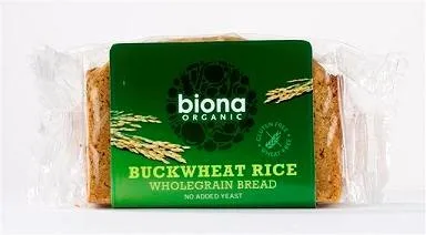 Biona Organic Rice Buckwheat Bread 250g