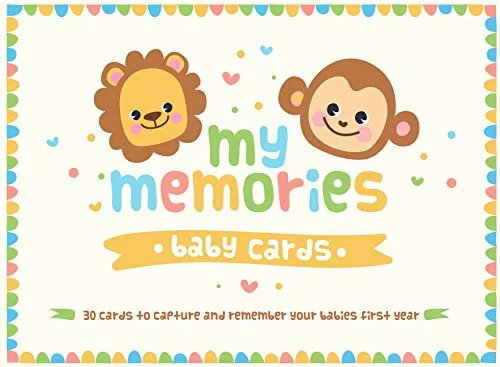 Baby Milestone Cards, My Memories Baby Cards, 30 Milestone Record Cards to Capture your Baby's Special Moments