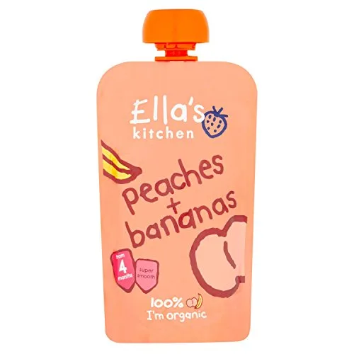 Ella's Kitchen Peach & Banana - Stage 1, 120g