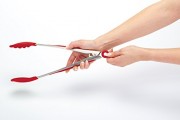 Colourworks-Silicone-Food-Tongs-with-Soft-Grip-30-cm-Red-0-0