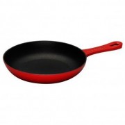 Le-Creuset-Cast-Iron-Black-Enamel-Interior-Omelette-Pan-20-cm-Cerise-0