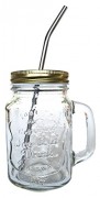 Ready-to-Go-DELUXE-KILNER-STYLE-LIDS-ALABAMA-or-Clear-Glaass-Eco-Mason-Jars-Mugs-with-Handle-Drinking-Stainless-Steel-Straws-Smoothies-Green-Juicing-Juices-0-0