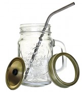 Ready-to-Go-DELUXE-KILNER-STYLE-LIDS-ALABAMA-or-Clear-Glaass-Eco-Mason-Jars-Mugs-with-Handle-Drinking-Stainless-Steel-Straws-Smoothies-Green-Juicing-Juices-0-1