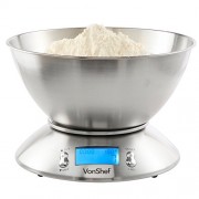 VonShef-High-Quality-5kg11lb-Digital-Electronic-Kitchen-Scales-with-Stainless-Steel-Mixing-Bowl-0