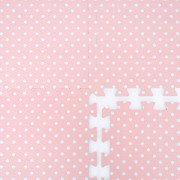 Interlocking-EVA-Foam-Mats-Puzzle-Mat-for-Kids-Play-Area-Puzzle-Playmat-Play-Rug-for-children-Pink-with-Polka-Dots-0-4